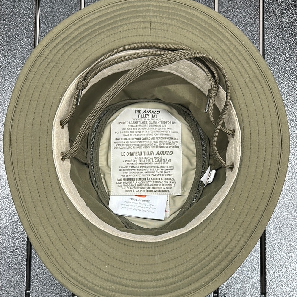 Tilley Endurables Olive Green Airflo Broad Brim Hat